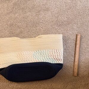 Colorful Woven Tote Bag